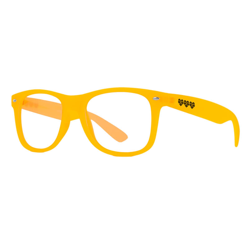 UV Reactive Orange Diffraction Glasses