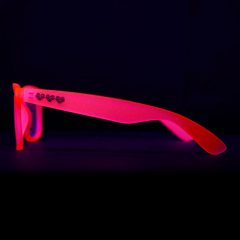 UV Reactive Pink Diffraction Glasses
