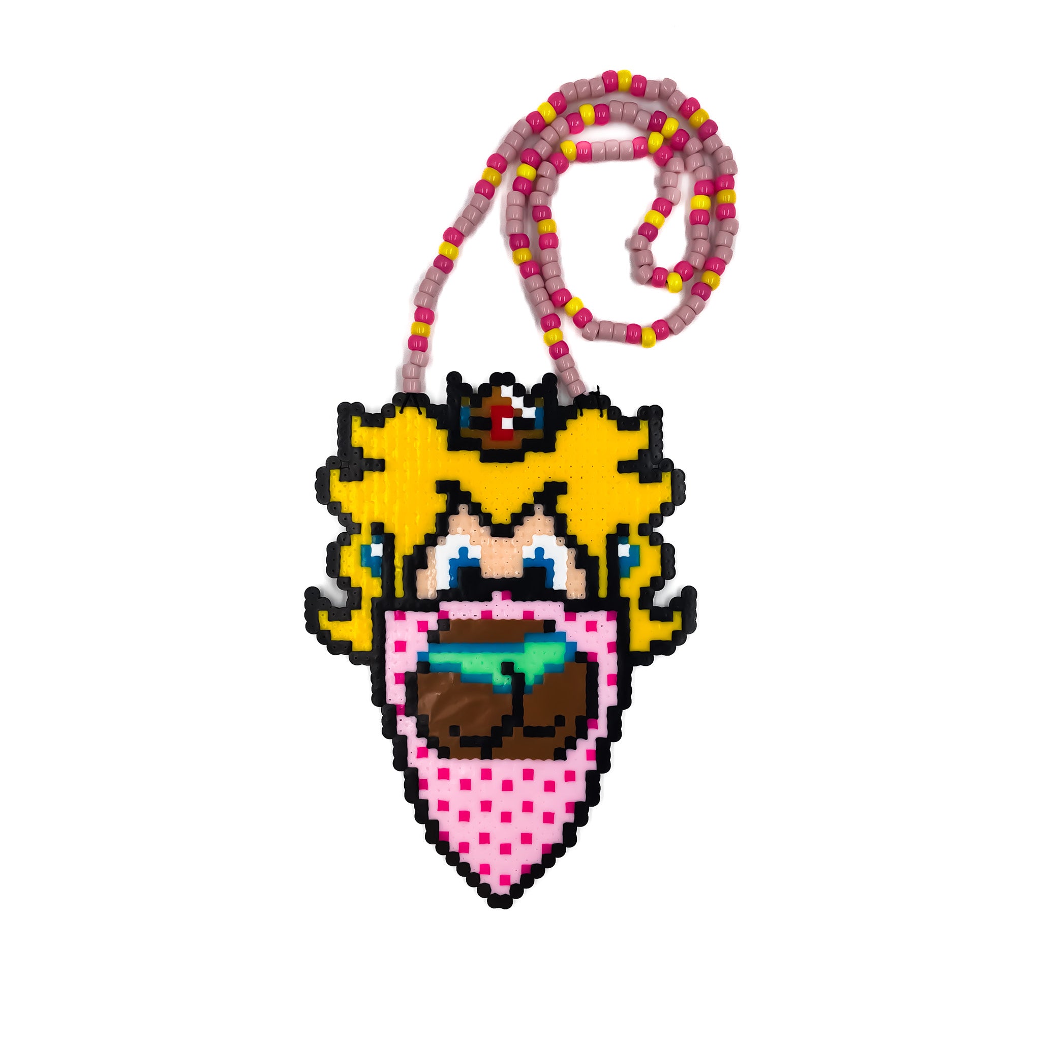 Princess Peach Bandana - (XL) Perler
