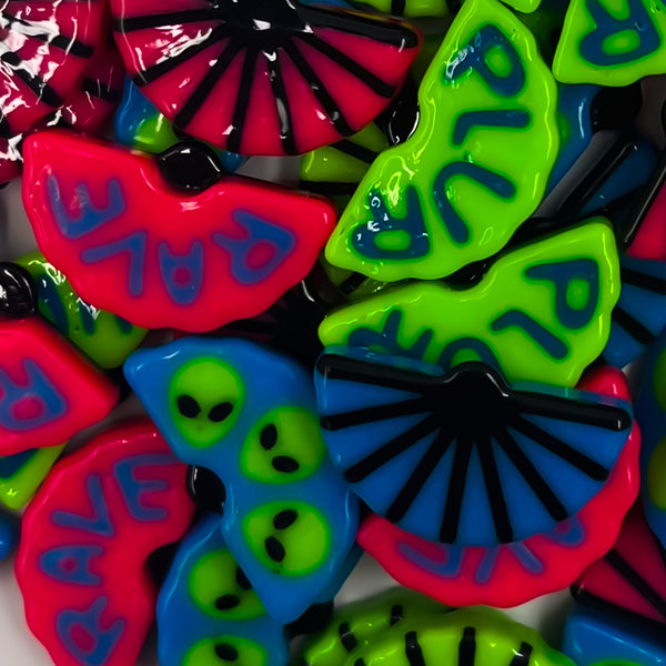 Rave Fan Custom Beads