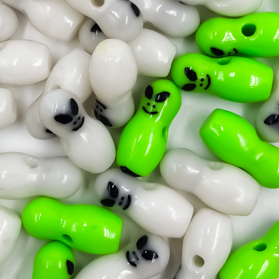Alien Bowling Pin Custom Beads
