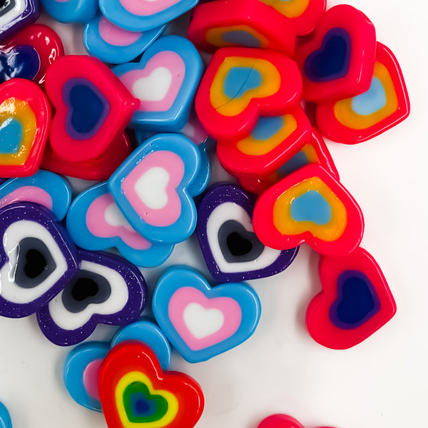 Heart Pride Custom Beads