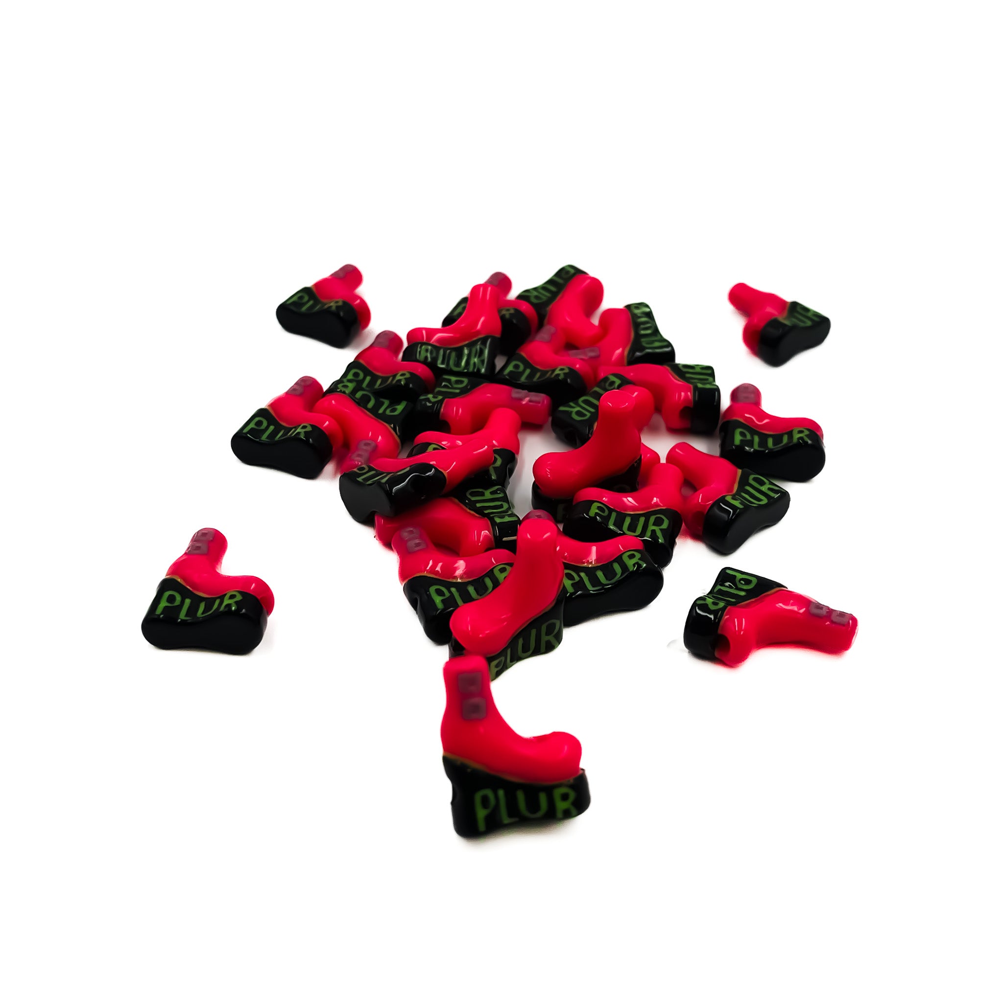 Platform Boots Custom Beads