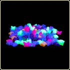UV Fluorescent Butterfly Beads - 150/Pack