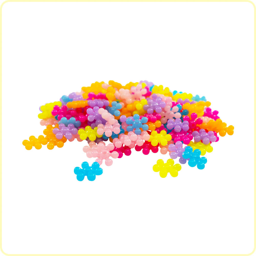 UV Fluorescent Daisy Flower Beads - 150/Pack