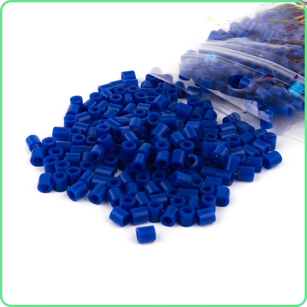 2,000 Navy Fuse Beads 5 x 5mm Bulk Pack of Fusion Beads Works with Perler Beads, Size: 5 mm, Blue
