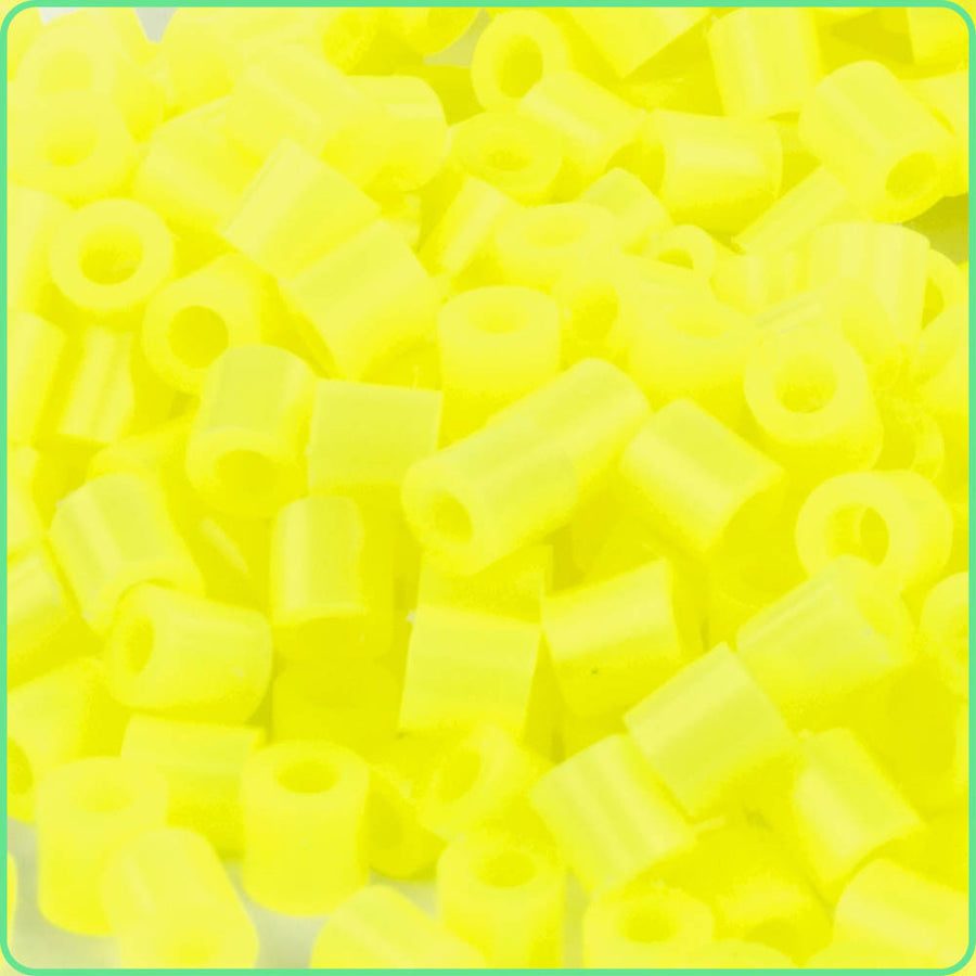 Translucent Neon Yellow Fuse Beads - 5mm - 1000/Pack