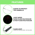 Clear LED Umbrella