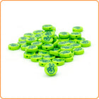 Peace PLUR Sign Custom Beads