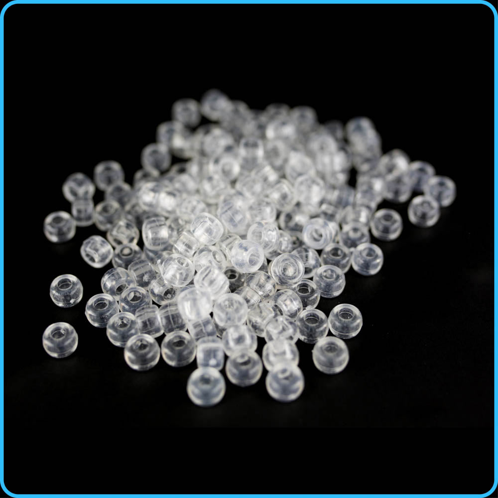 Clear Pony Beads - 9mm - 300/Pack