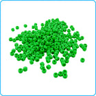 Green Opaque Pony Beads - 9mm - 300/Pack