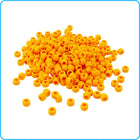 Orange Opaque Pony Beads - 9mm - 300/Pack