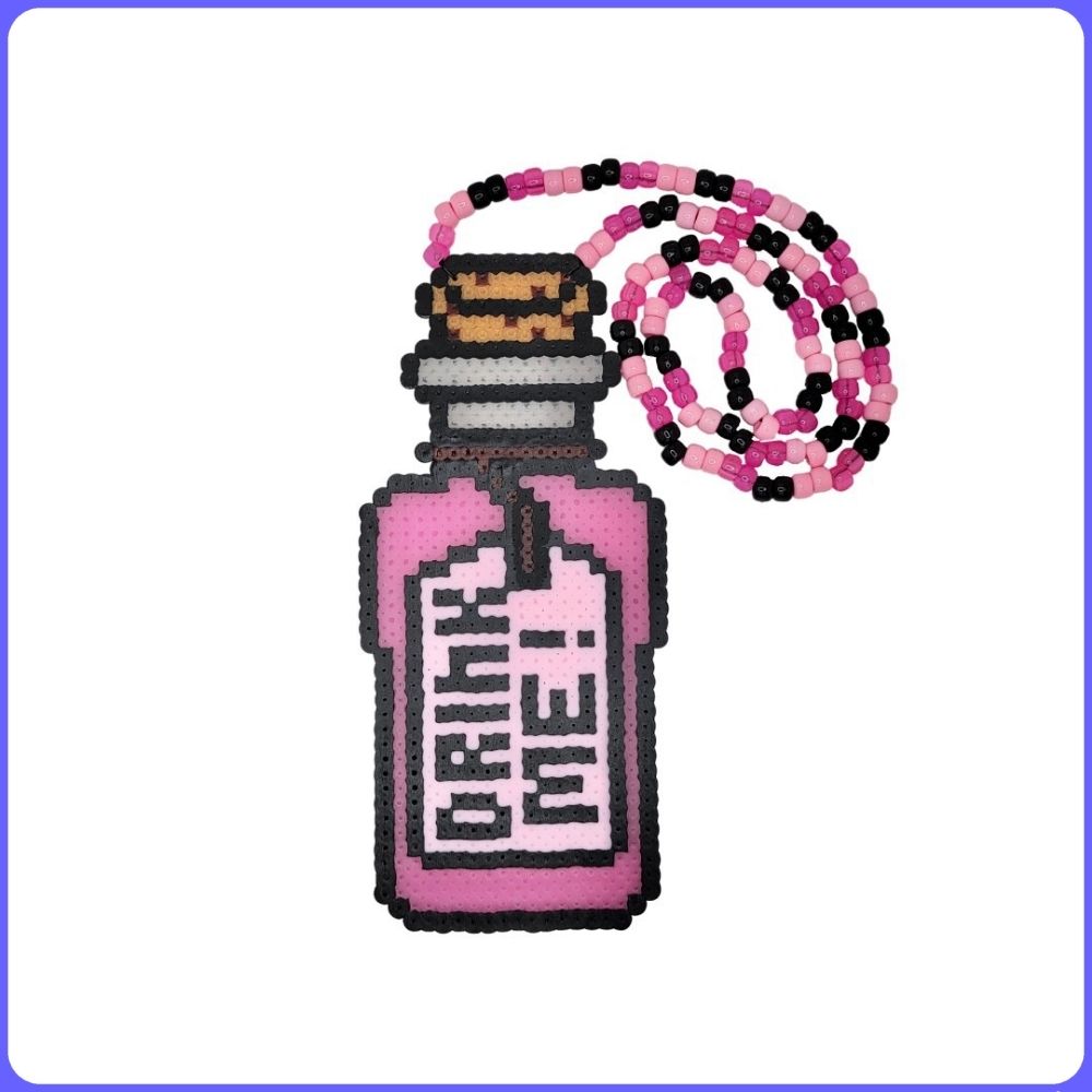 Drink me bottle - (L) Perler