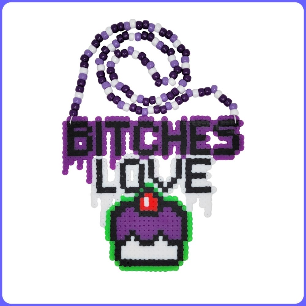 Bitches Love Cake - (L) Perler
