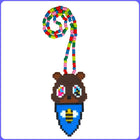 Bear Grillz - (L) Perler