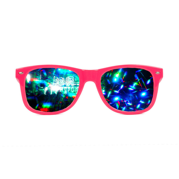 Pink Diffraction Glasses