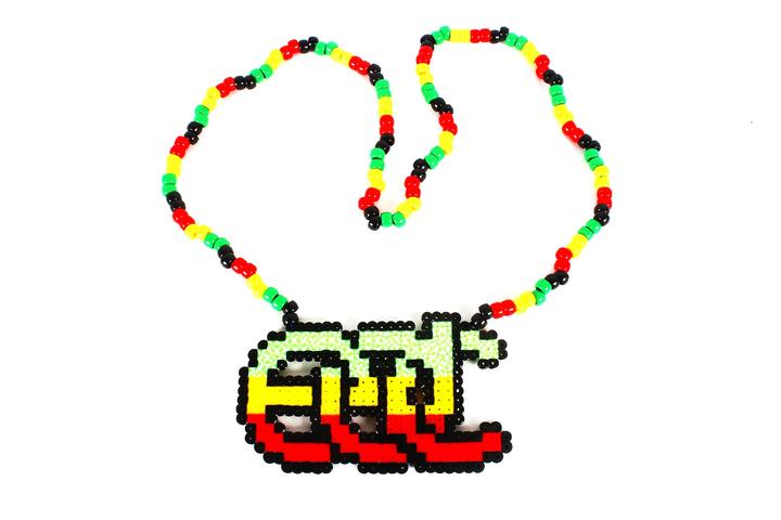 EDC Rave (M) Perler Art Neclackce