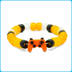 Orange Classic Controller Kandi Bracelet