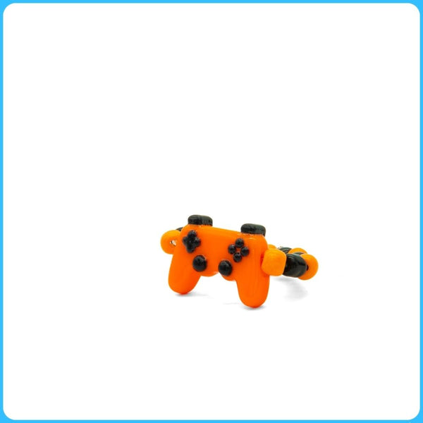 Orange Classic Controller Kandi Ring