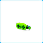 Green Retro Controller Kandi Ring & Bracelet - 2/Pack