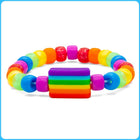 Pride Kandi Ring & Bracelet - 2/Pack