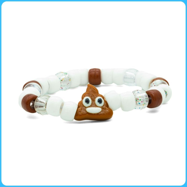 Poop Emoji Kandi Bracelet