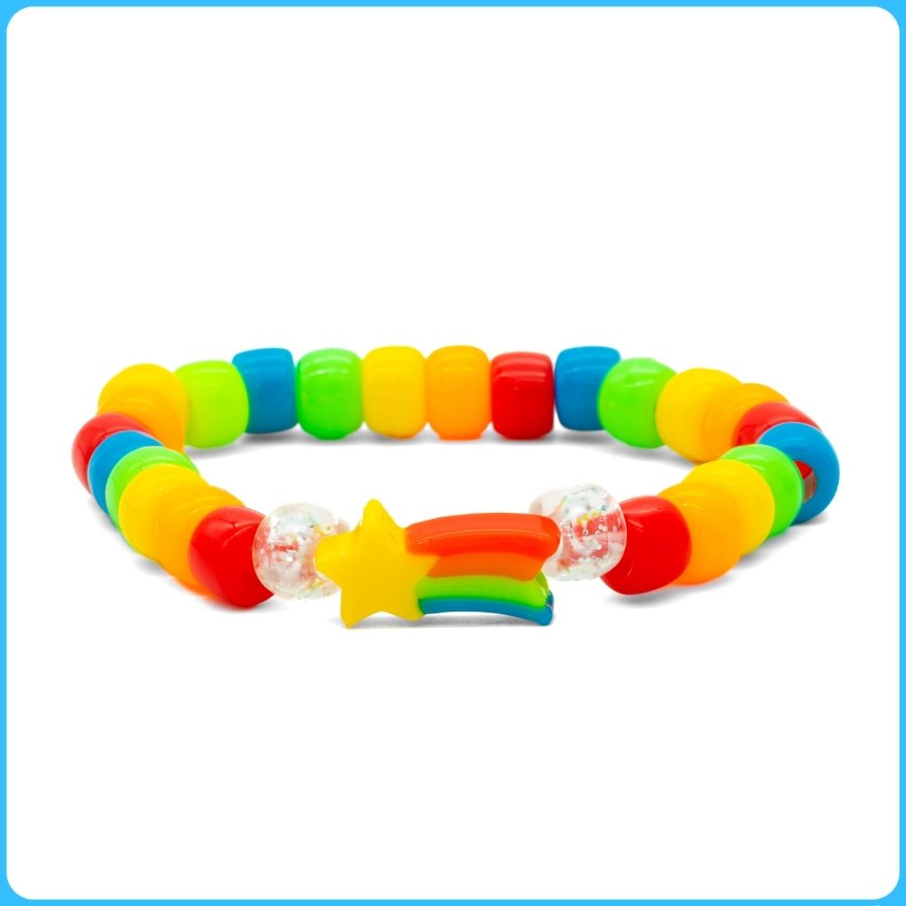 Kandi Amazon Shooting Star Kandi Bracelet | Festival Rave Jewelry | Handmade ...