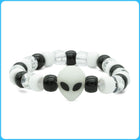 Glow-In-The-Dark Alien Kandi Ring & Bracelet - 2/Pack