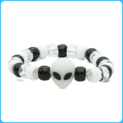 Glow-In-The-Dark Alien Kandi Bracelet