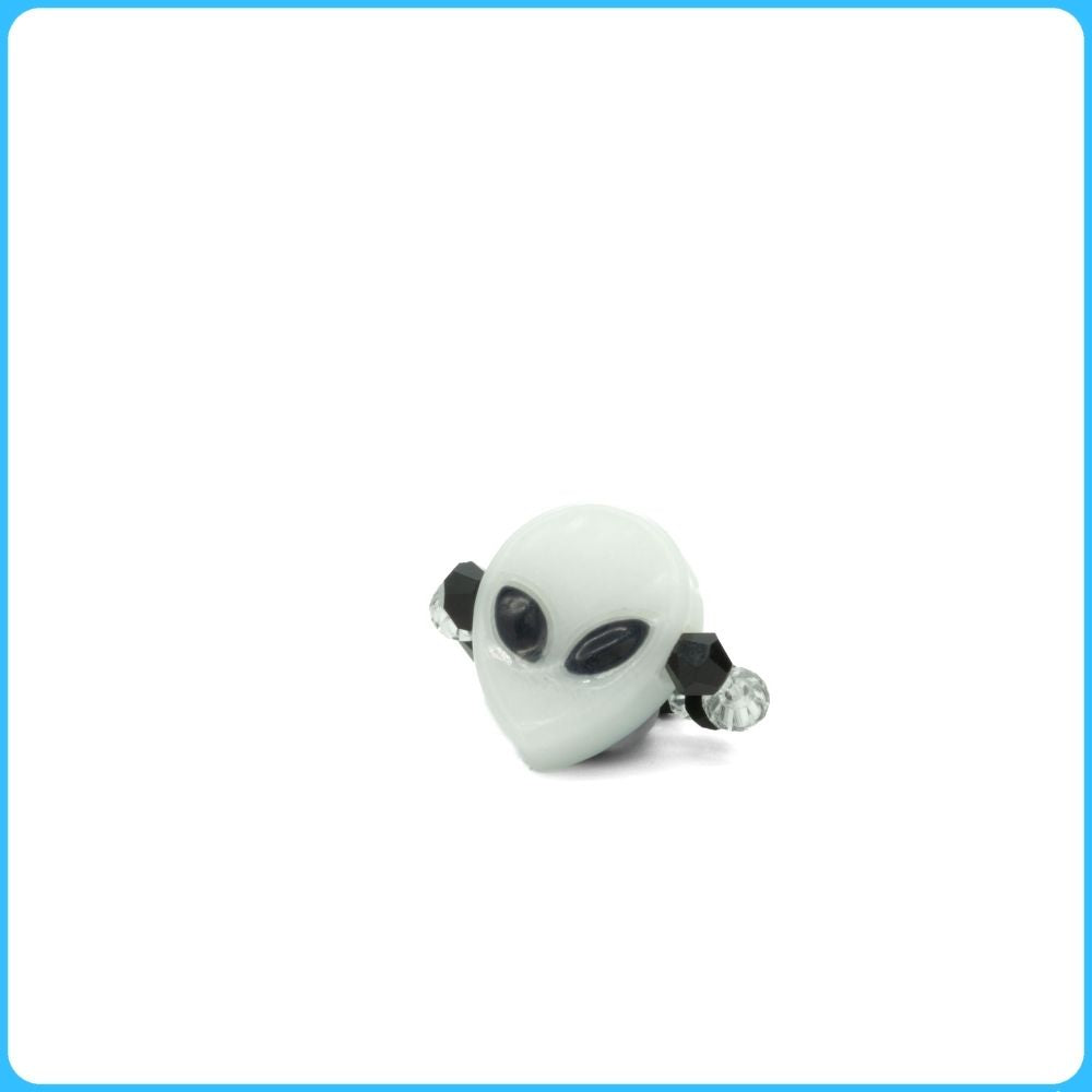 Glow-In-The-Dark Alien Kandi Ring