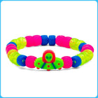Green Spaceship Kandi Ring & Bracelet - 2/Pack