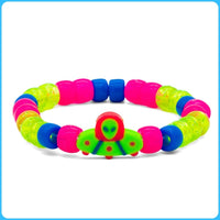 Green Spaceship Kandi Bracelet