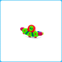 Green Spaceship Kandi Ring