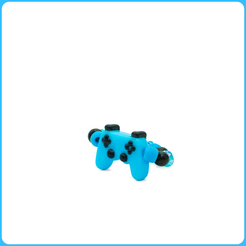 Blue Classic Controller Kandi Ring