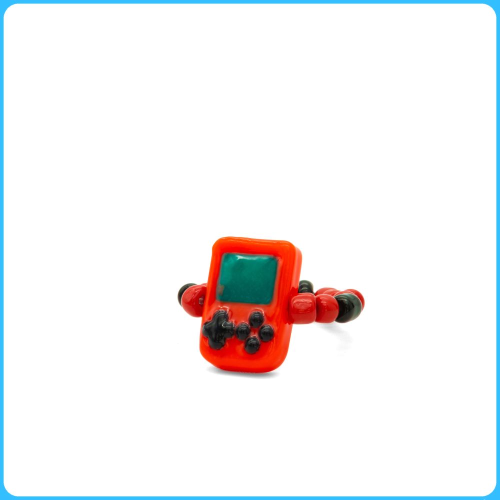 Red Handheld Kandi Ring