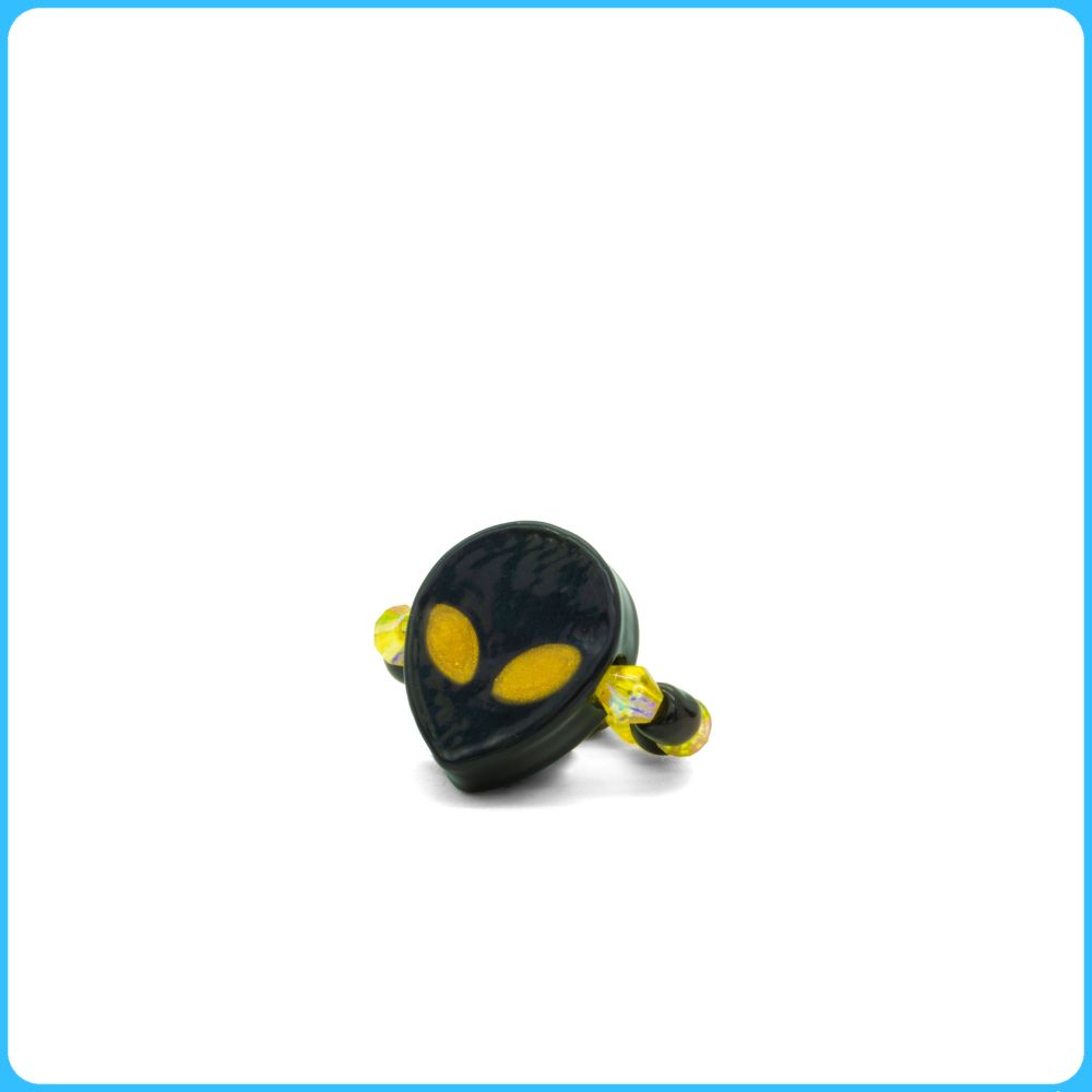 Black Alien Kandi Ring