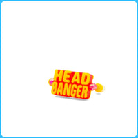 Pink Headbanger Kandi Ring