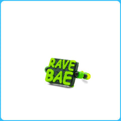 Green Rave Bae Kandi Ring