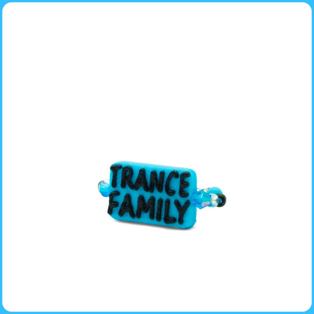 Blue Trance Unity Kandi Ring