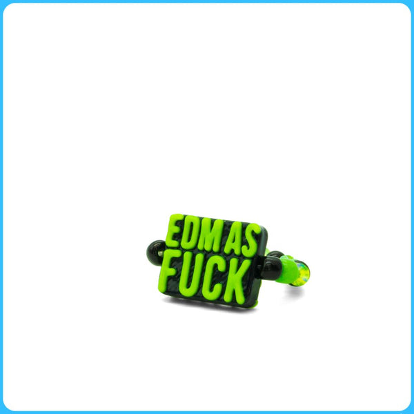 Green EDM AF Kandi Ring