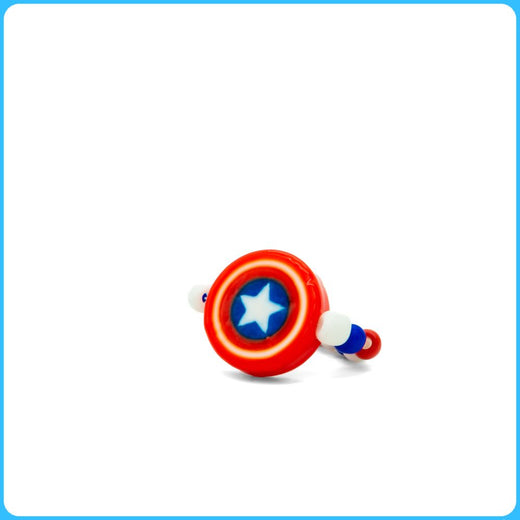 Captain America Kandi Ring