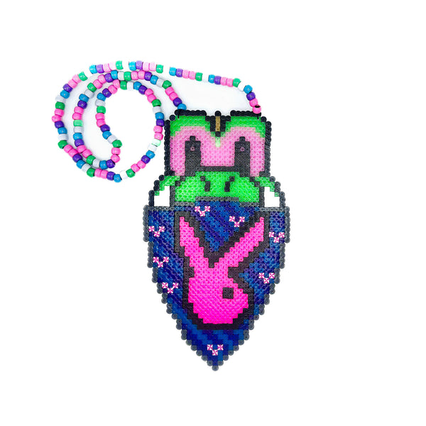 Yoshi  Art Bandana- (XL) Perler