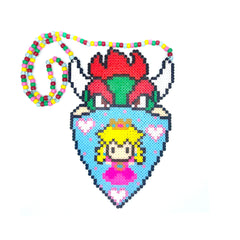 Bowser Bandana Art - (XL) Perler