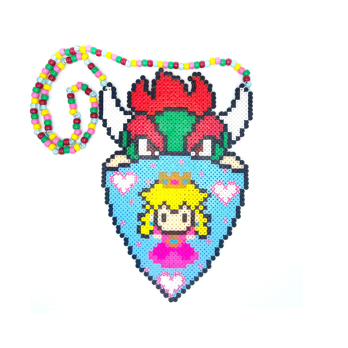 Bowser Bandana Art - (XL) Perler