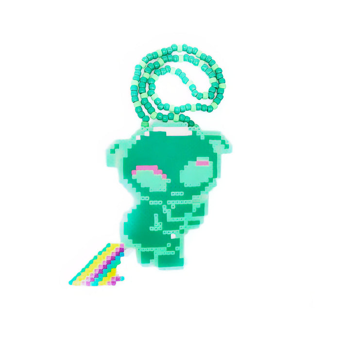 Alien Pooping Rainbows - (XL) Perler