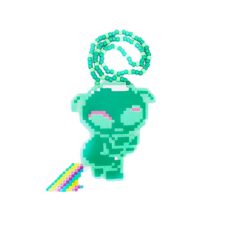 Alien Pooping Rainbows - (XL) Perler