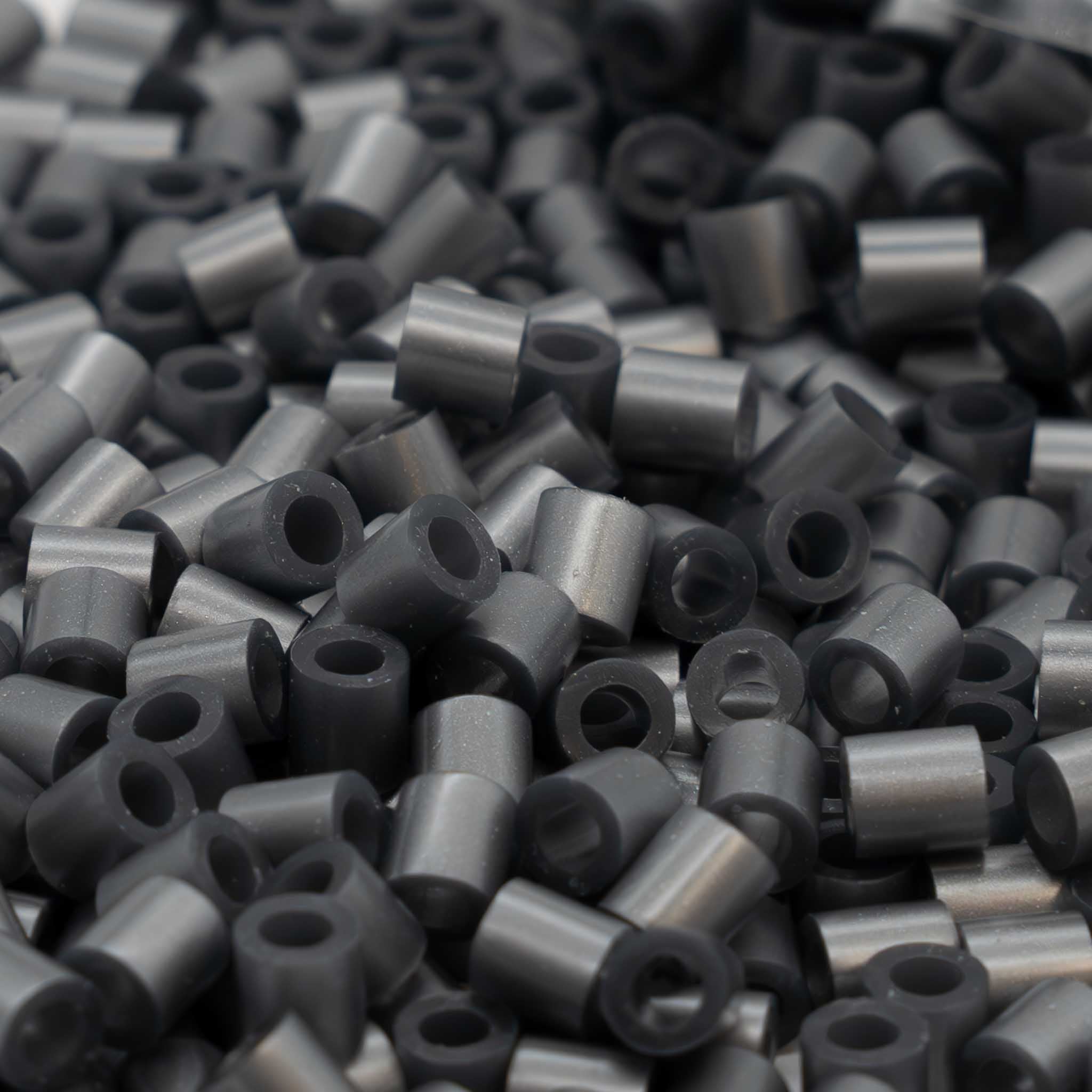 Shiny Silver Grey Fuse Beads - 5mm - 1000/Pack