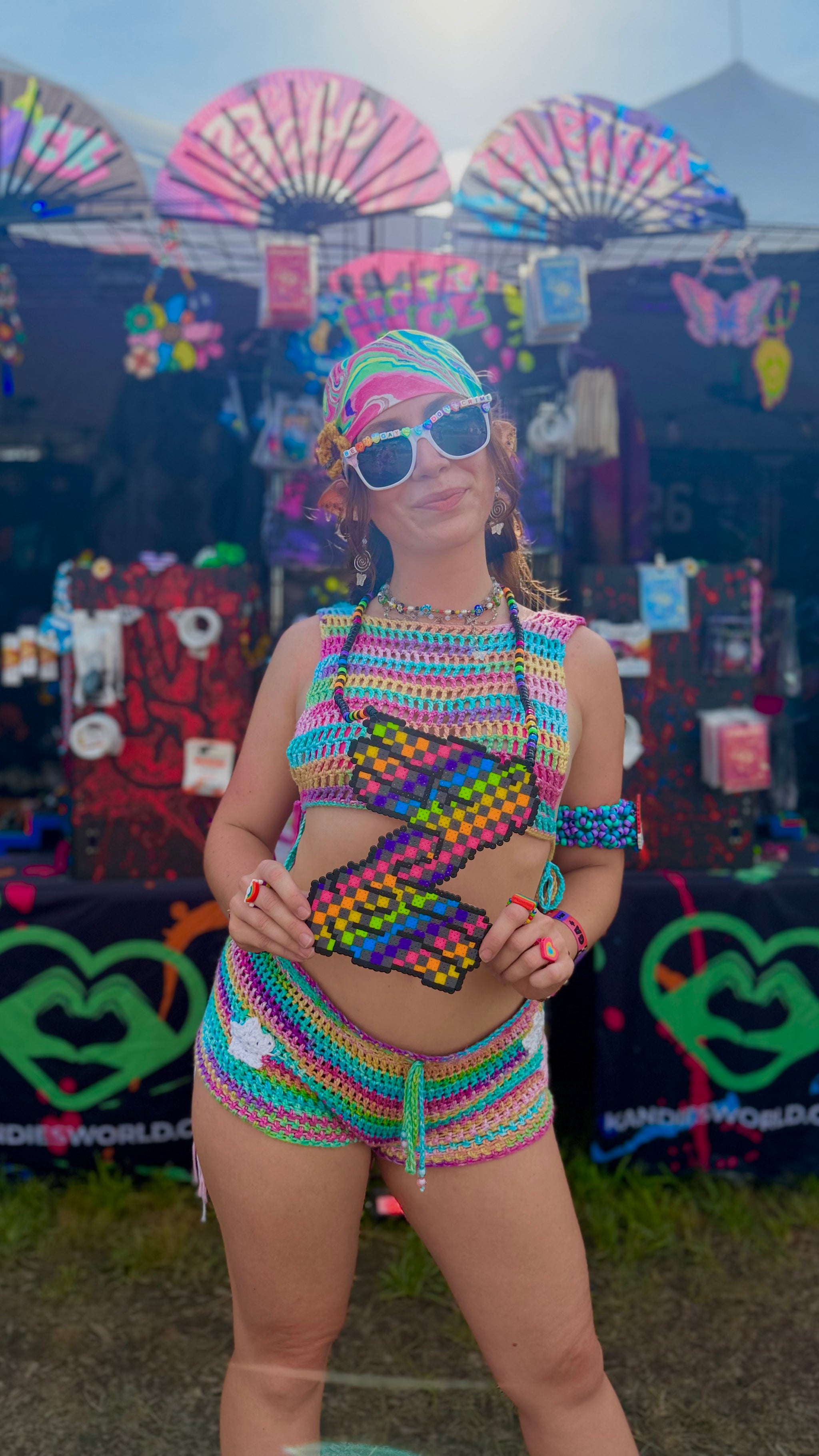 Zeds Dead Hands - (XL) Perler Art