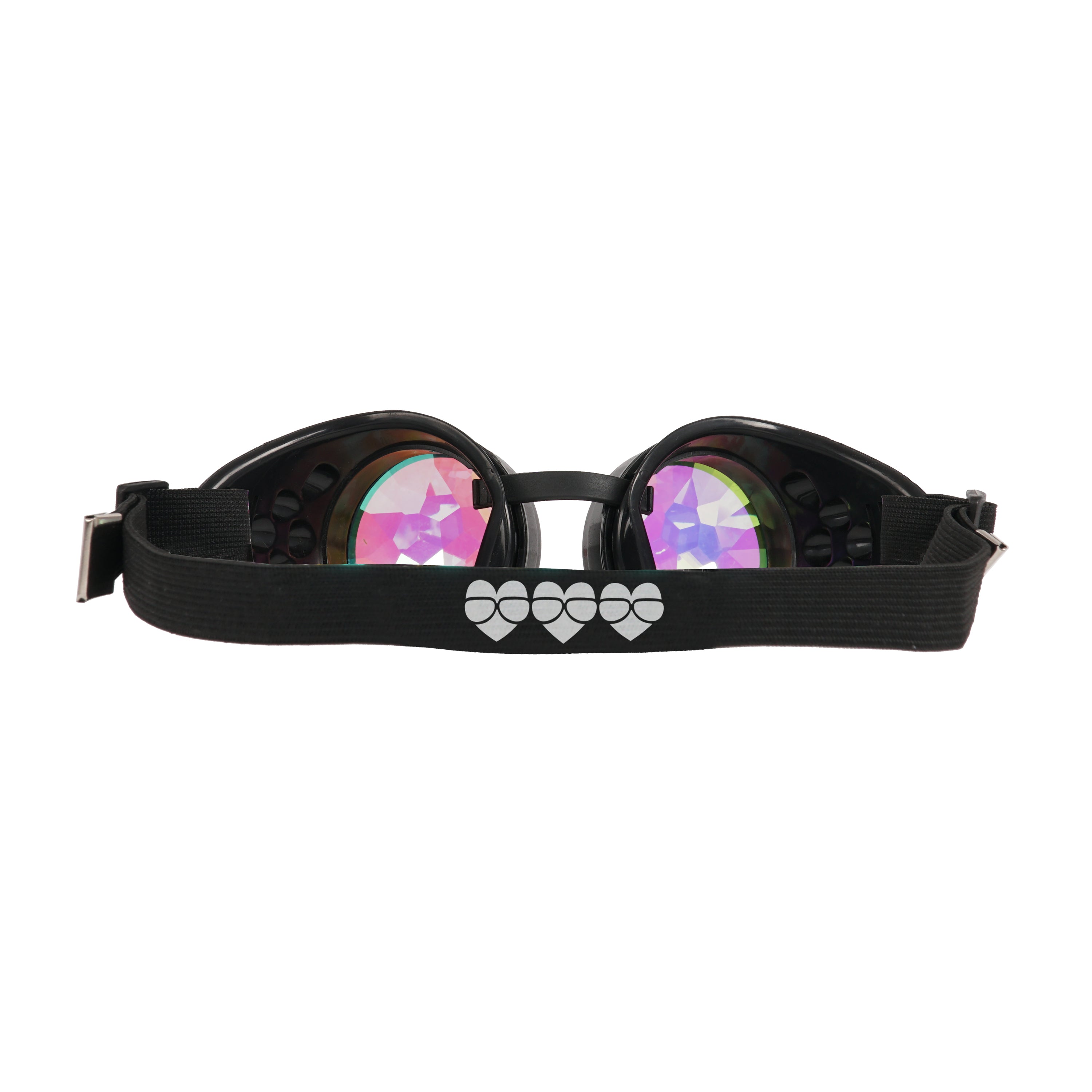 Steampunk Kaleidoscope Round Goggles - Festival Glasses
