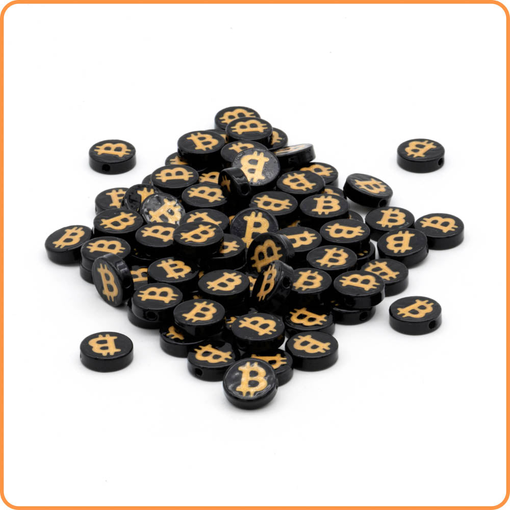 Custom Bit Bitcoin Custom Designs Custom Beads | Unique Festival Beads | Kandies World